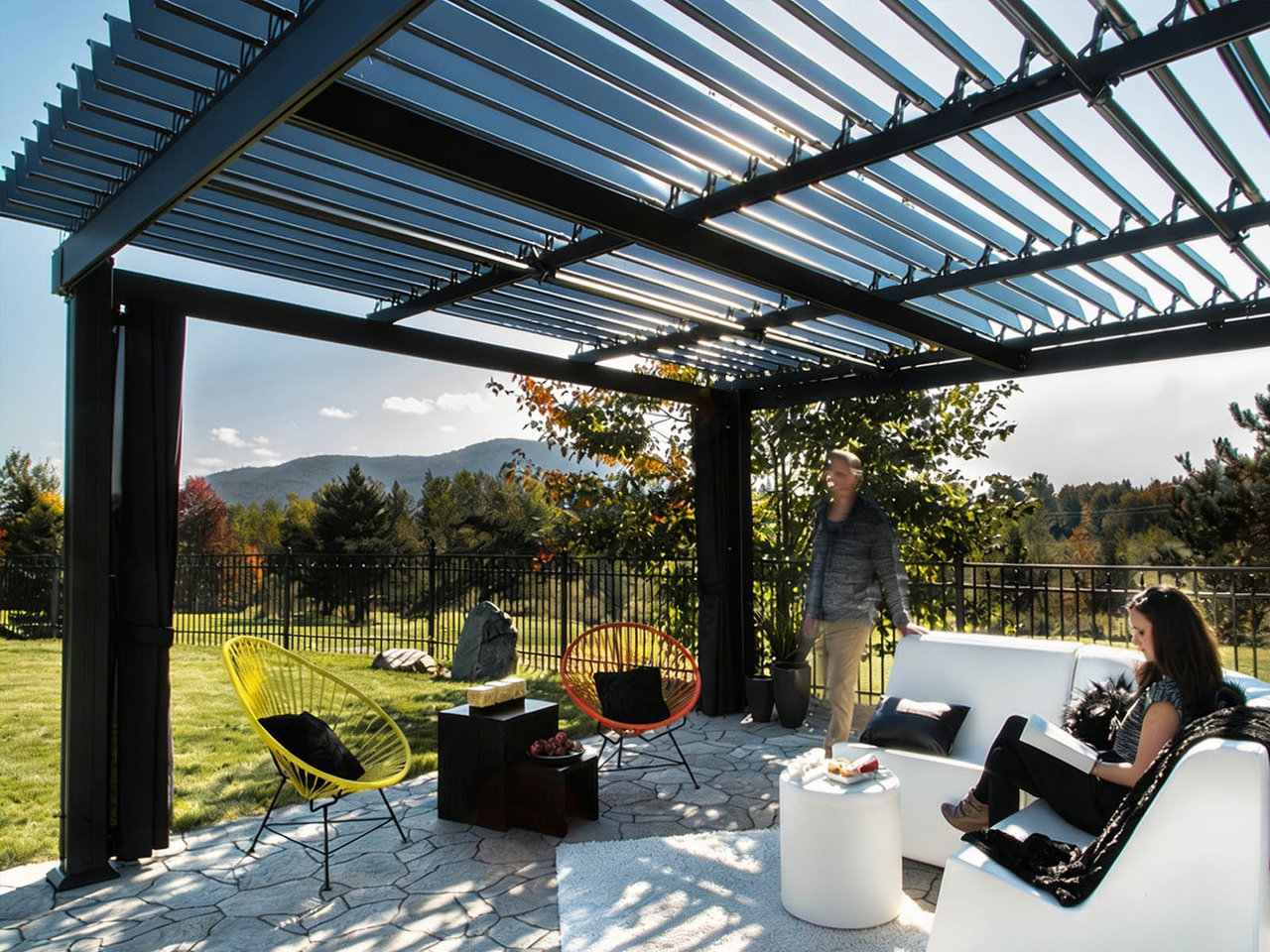 Mountain view · seating