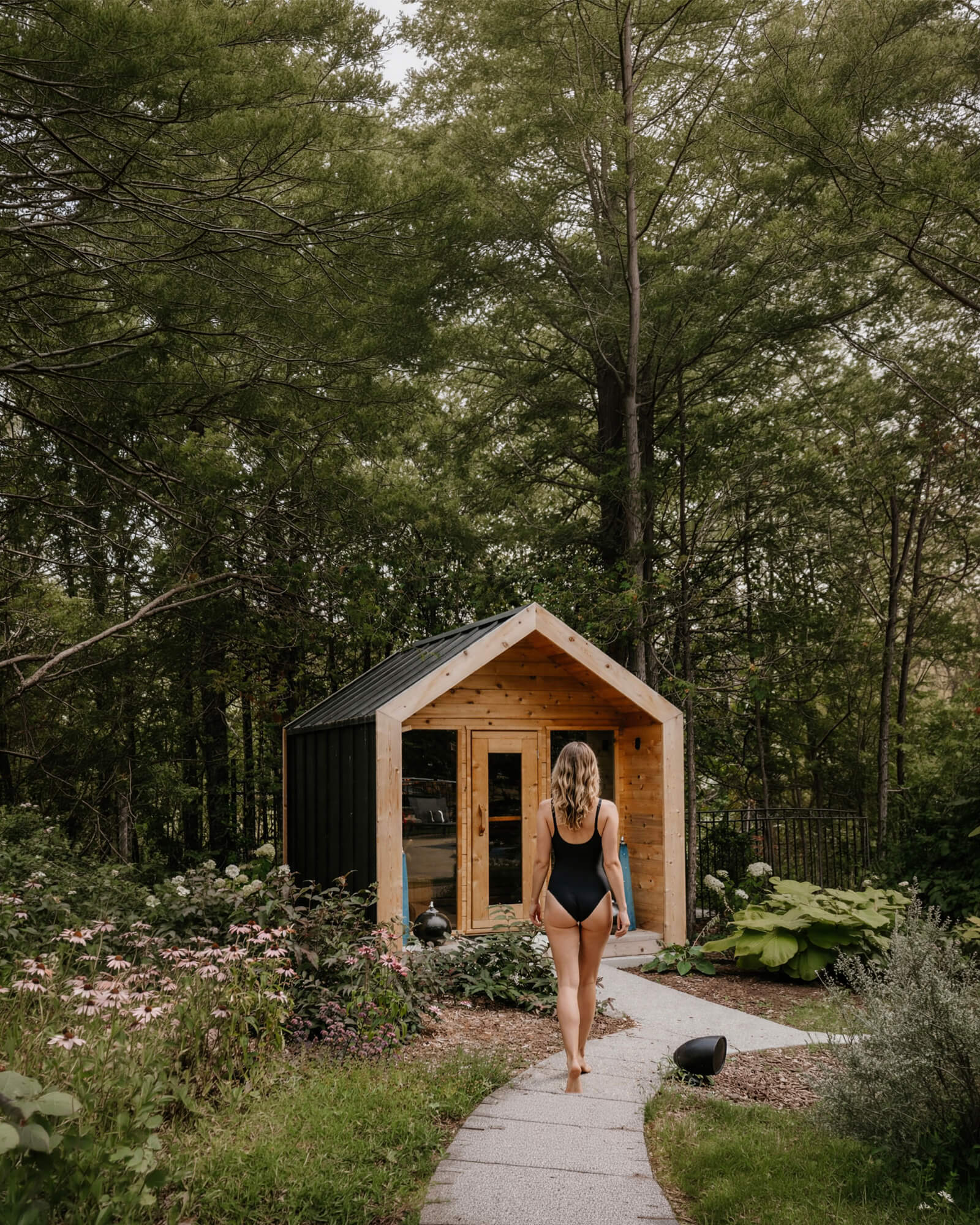 Cabin · backyard path